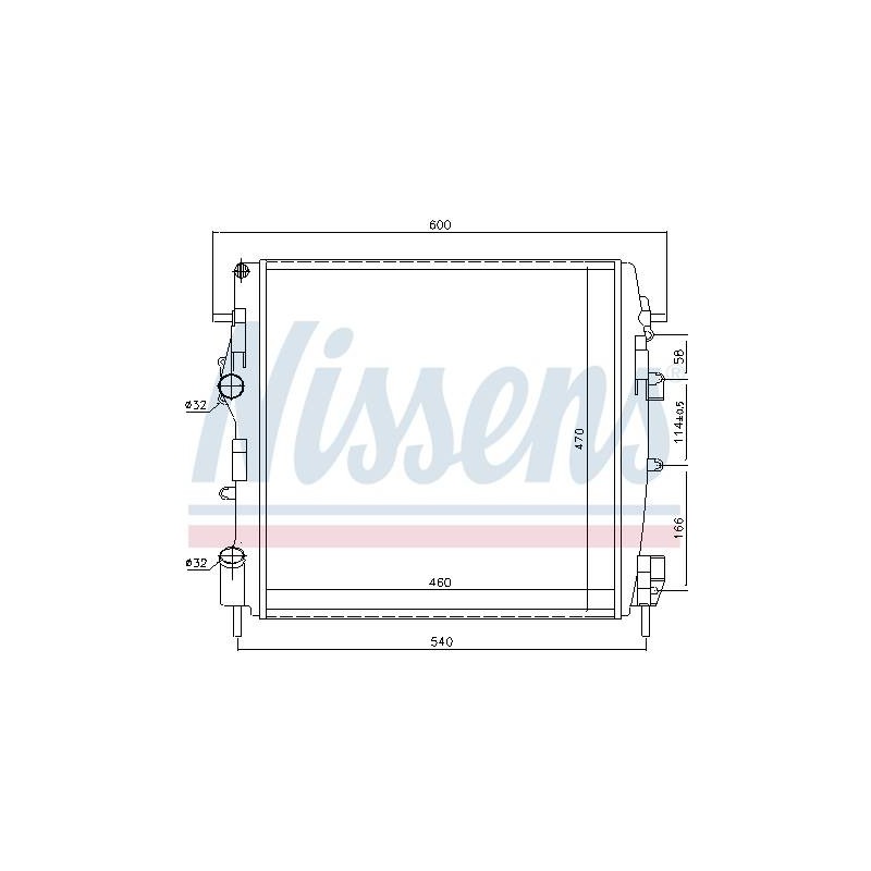 RAD.MOT NISSAN KUBISTAR (2004) 1.5