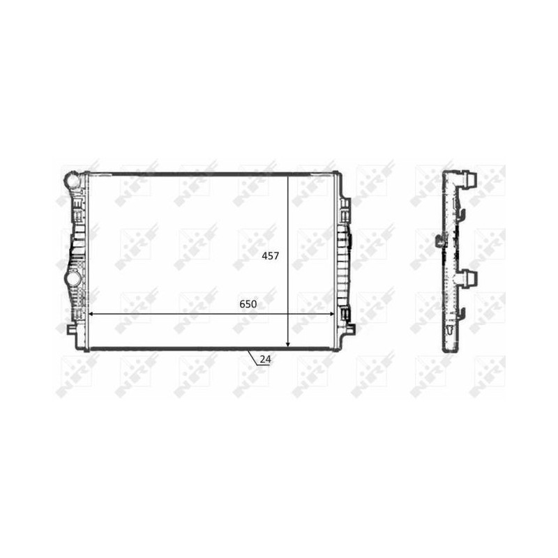 RAD VW PASSAT 2.0D 15- RADIATORS AL