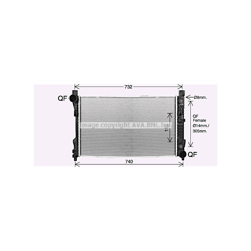 RAD EAU-VL/VUL- MERCEDES- PRE