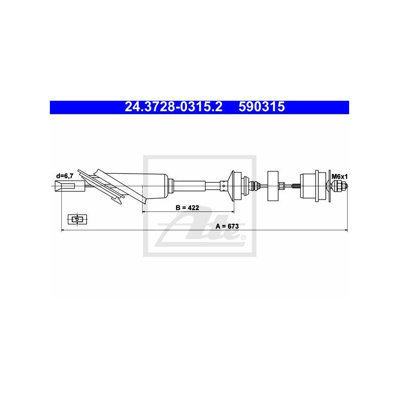 CABLE D EMBRAYAGE