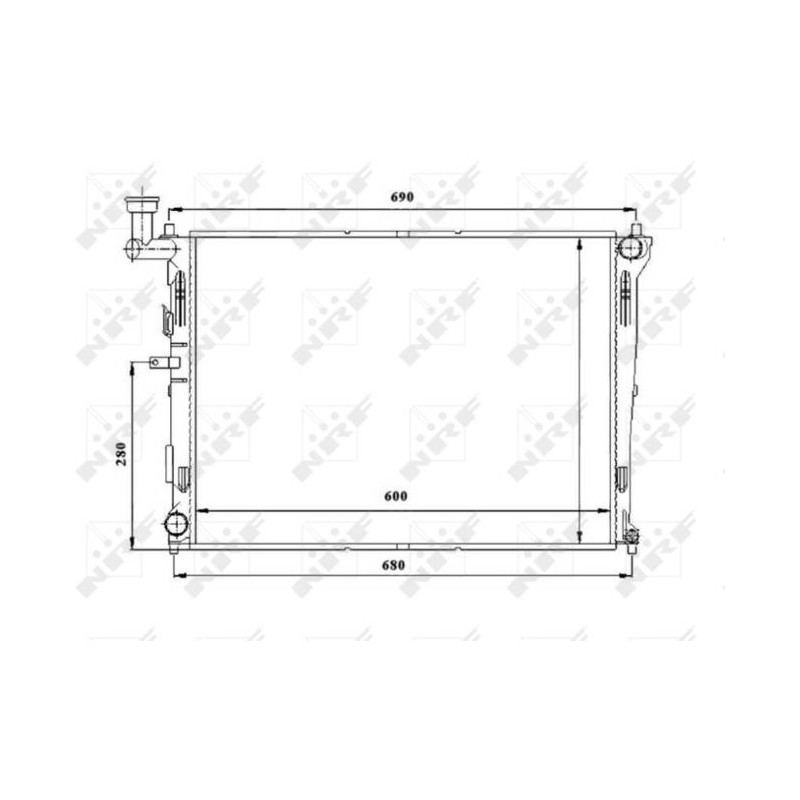 RAD HYUNDAI I30 1.4 07- RADIATORS A