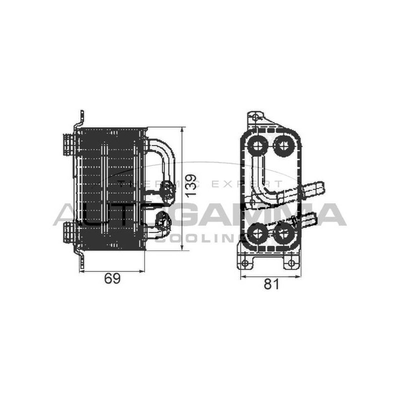 RADIATEUR HUILE BMW SERIE E60/63/65