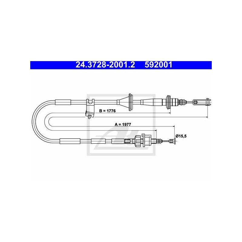 CABLE D EMBRAYAGE