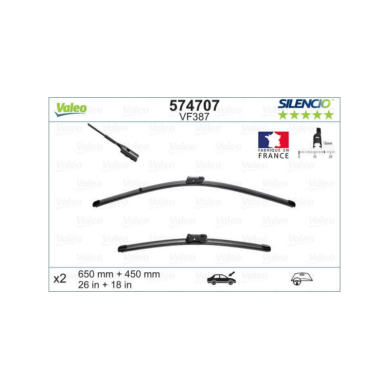 SILENCIO VF387 X2 A1. A3. GOLF 7. P