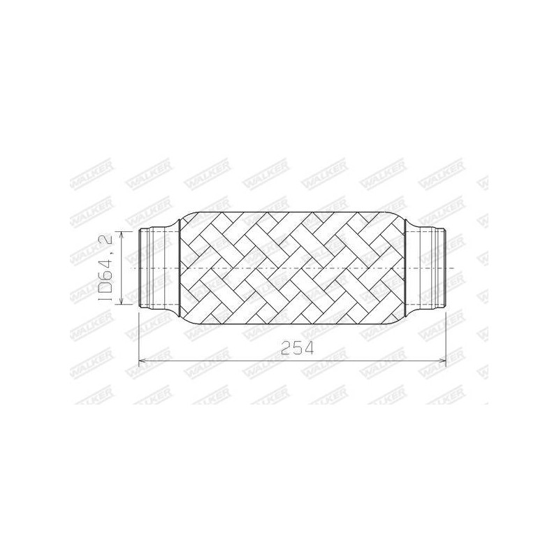 FLEXIBLE SANS TUBE D63 L250