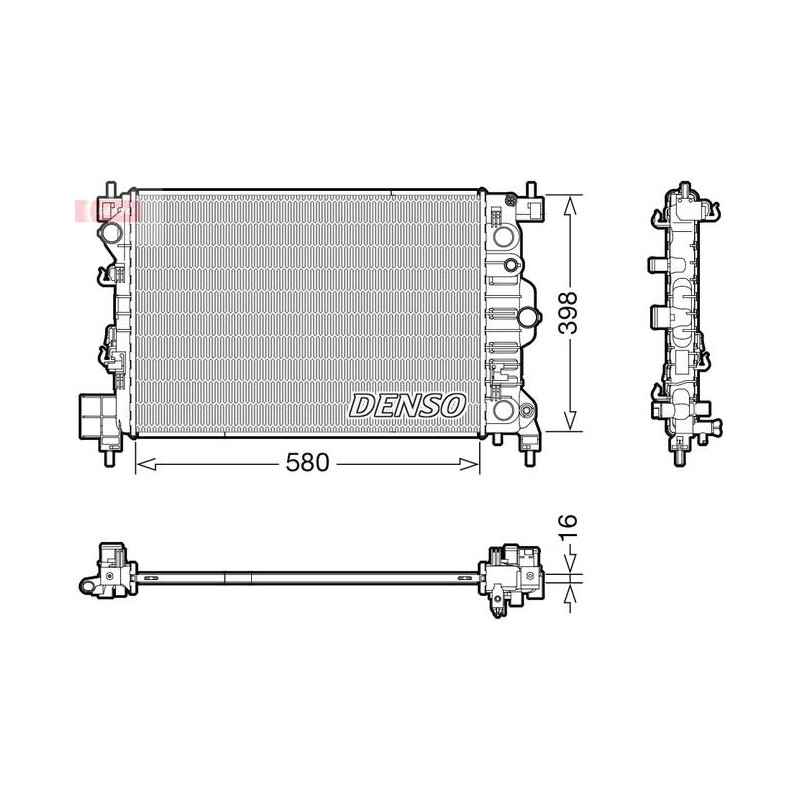 RAD. EAU OPEL MOKKA