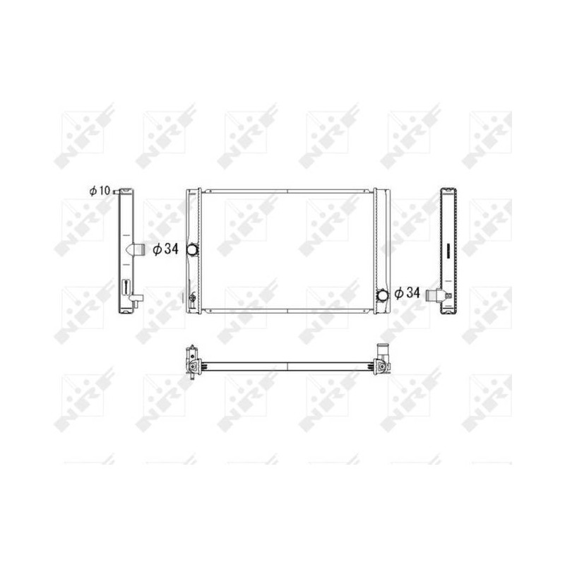 RAD TOYOTA AURIS 1.4D 07- RADIATORS