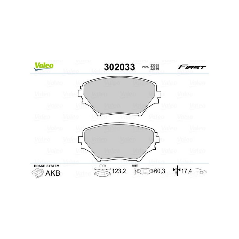 PLAQ FREIN FIRST TOY RAV 4 II 08.00