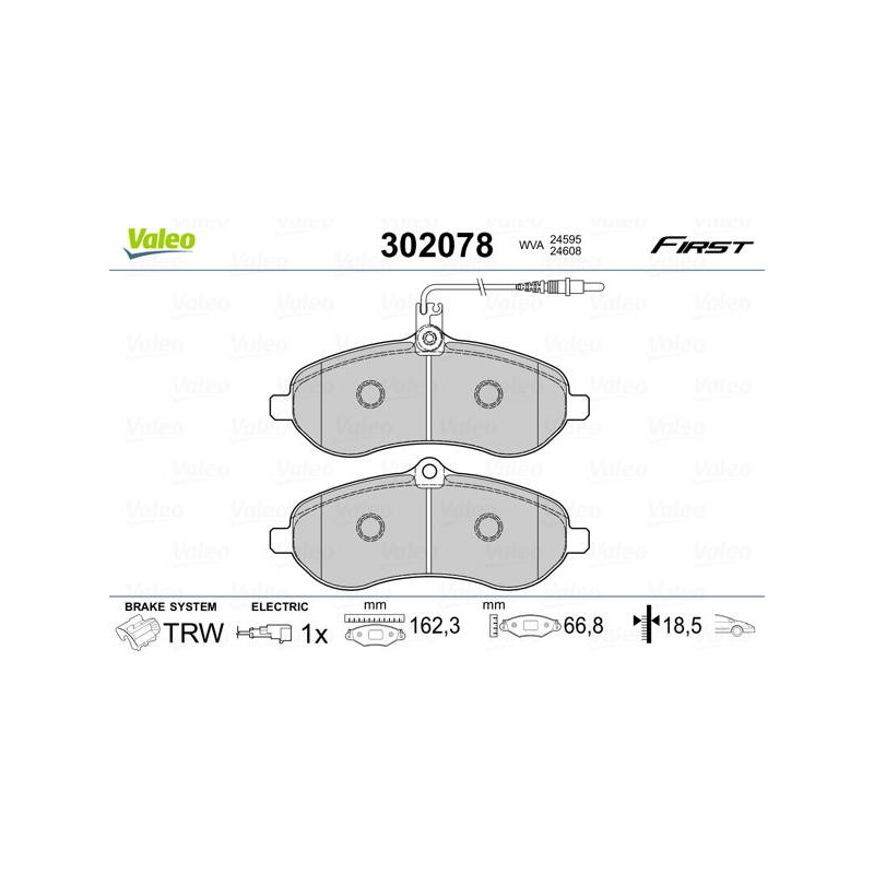 PLAQ FREIN FIRST CIT JUMPY II 01.07