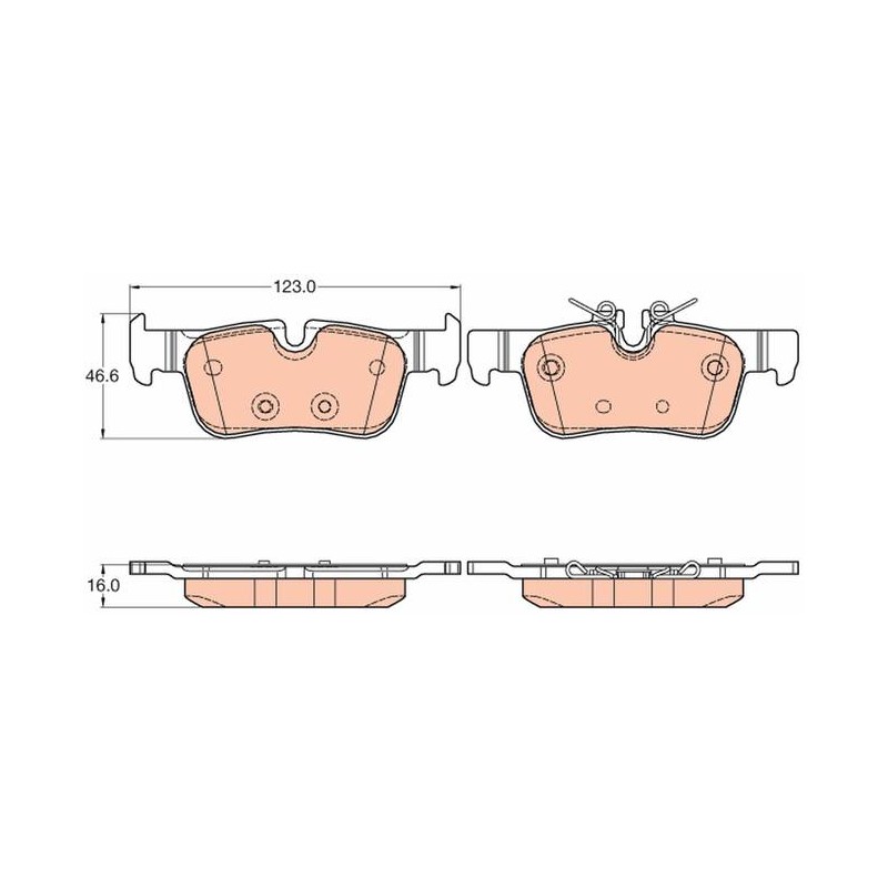 Kit De Plaquettes De Frein Trw